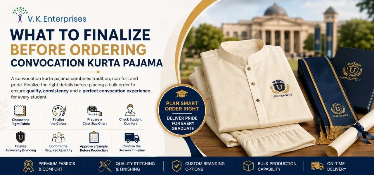 What to Finalize Before Ordering Convocation Kurta Pajama for University Students?